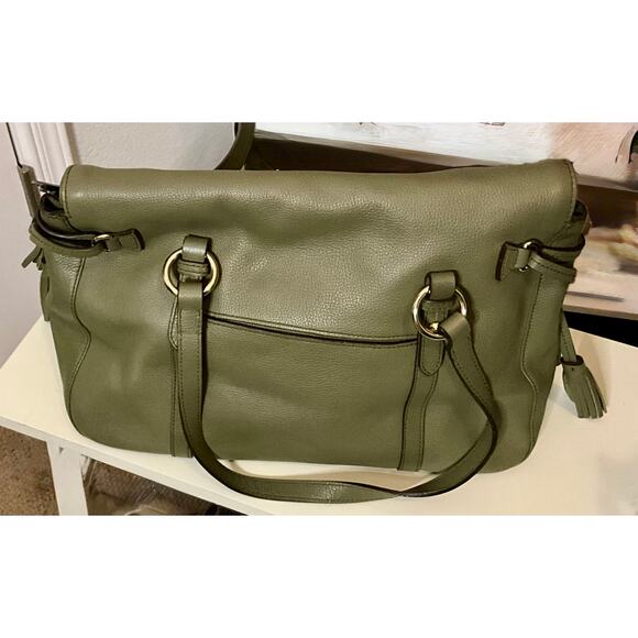 Dooney & Bourke Florentine Smith Olive Green Leather Bag - Picture 5 of 7